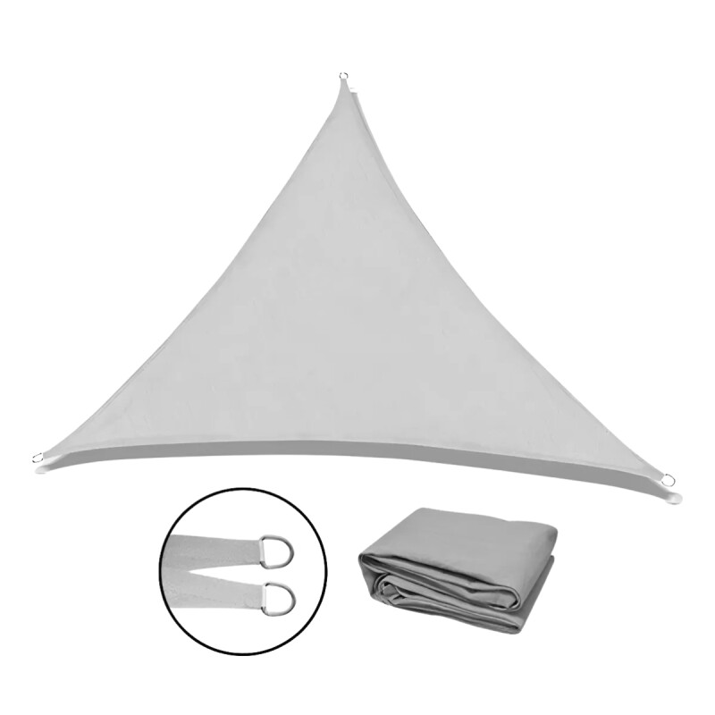 Set x2 vela triangular 3,6x3,6x3,6mts GRIS