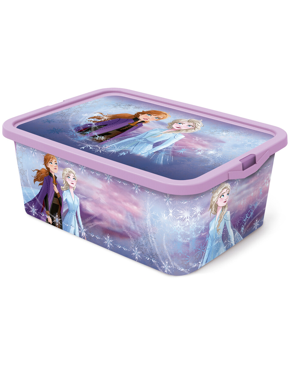 Caja organizadora infantil con tapa Plasútil 13 litros - Frozen 