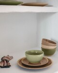 Set de 6 Bols Tilia de cerámica verde