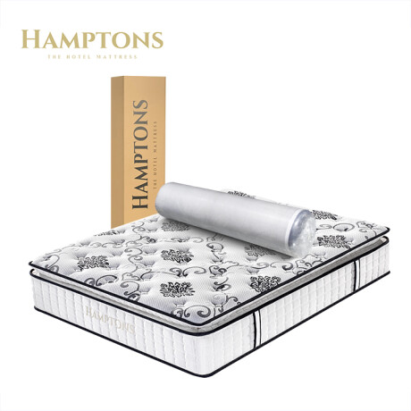 Sommier Queen HAMPTONS Hybrid Bronze Gris
