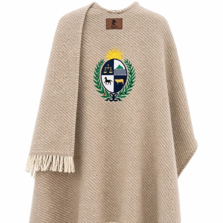 Ruana Patria Hilo de Algodón Beige