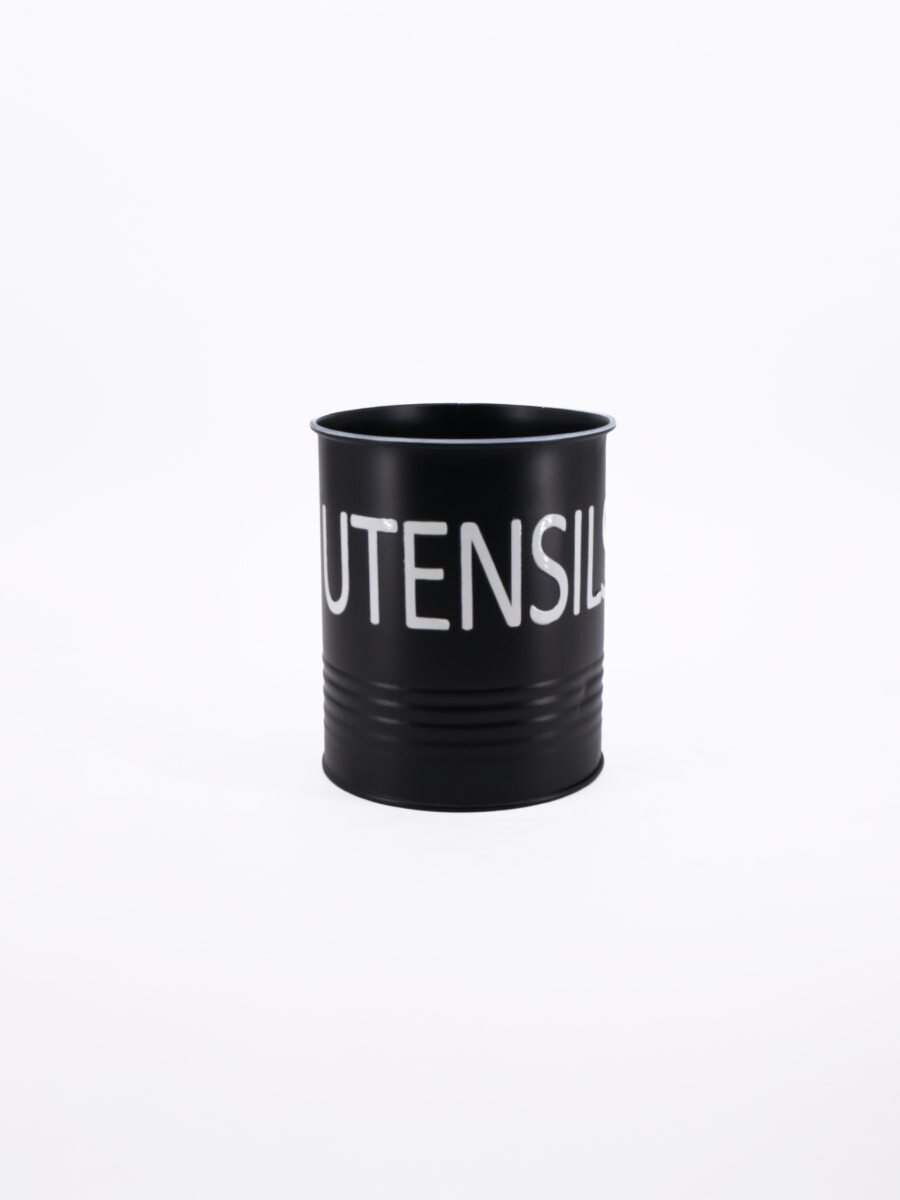 SOPORTE PARA UTENSILIOS - NEGRO 
