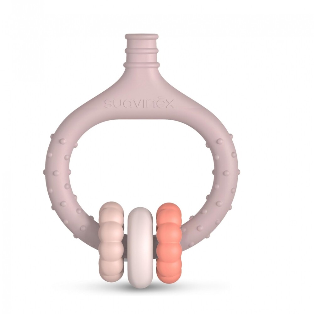 Mordillo Masajeador silicona Suavinex Rosa