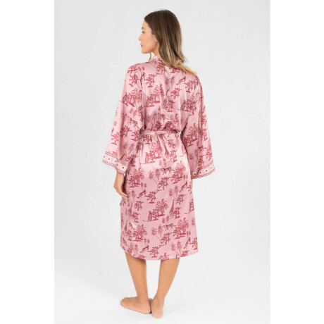 Animal jouy robe Rosado