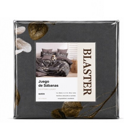 JUEGO DE SABANAS BLASTER QUEEN 4 PCS 220 X 230 CM 25NA-3-3 DISEÑOS VARIOS 001