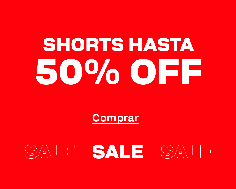 shorts hasta 50%off