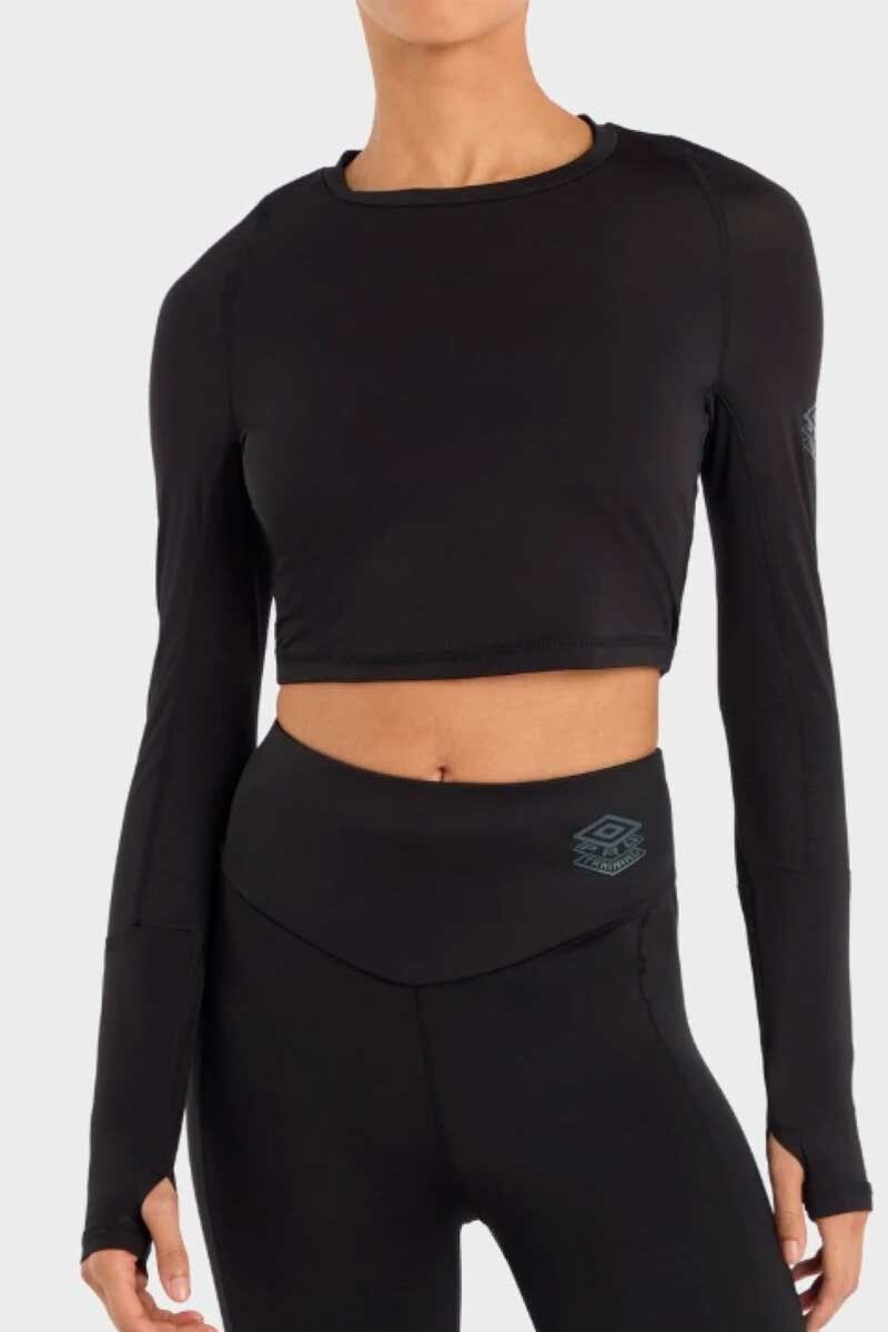 TOP UMBRO PRO TRNG CROPPED Negro