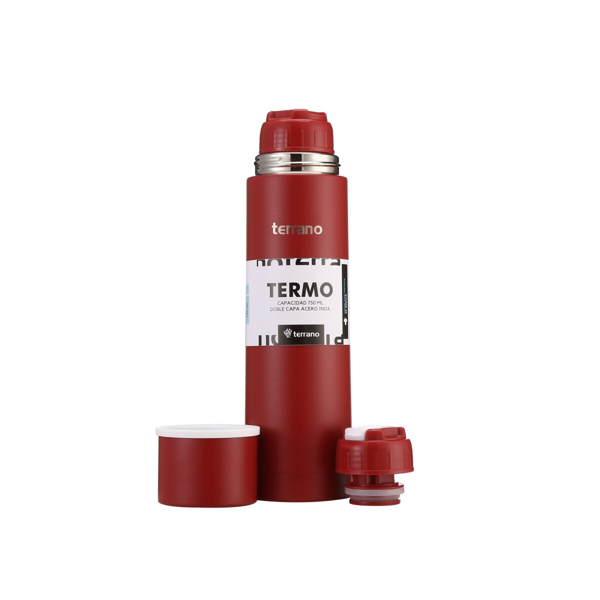 Termo Bala 750ML. - Rojo 