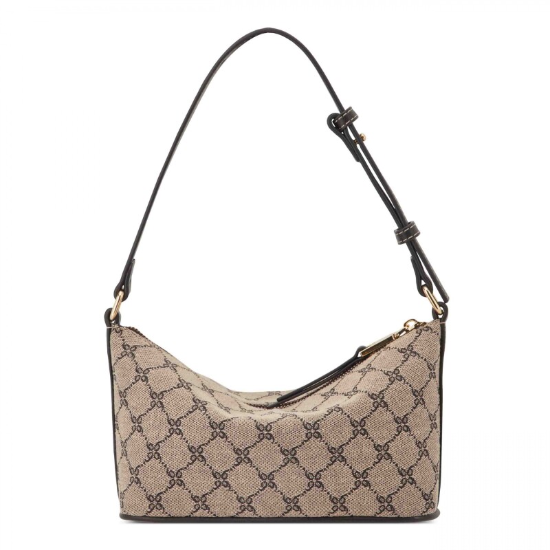 Shoulder Bag Anders Natural Logo/black