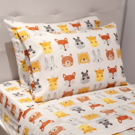 ACOLCHADO FIBRA-SUAVE ANIMAL FACES KIDS