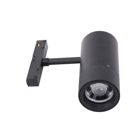 Spot LED p/riel magnético negro 8W 560Lm cálido IX4335