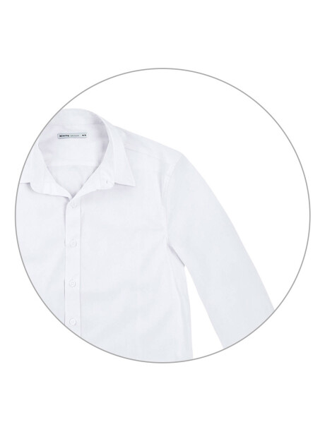 CAMISA MANGA LARGA SUPER SLIM BLANCO