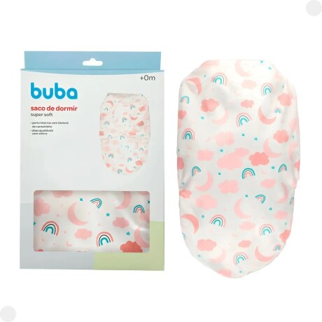 Saco de dormir-swaddle Super soft Arcoiris rosa