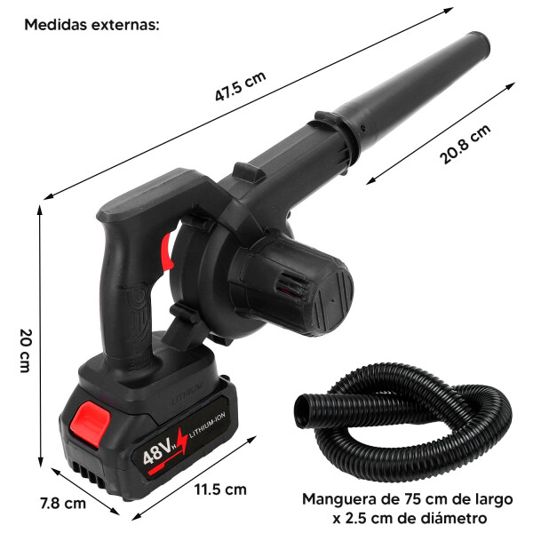 Aspiradora Y Sopladora 2 En 1 A Batería Cfj-001 SOPLADORA ASPIRADORA INALAMBRICA CFJ-001
