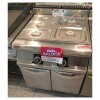 Baño María eléctrico 5 cubas GN con grifo Perpetua Baño María eléctrico 5 cubas GN con grifo Perpetua