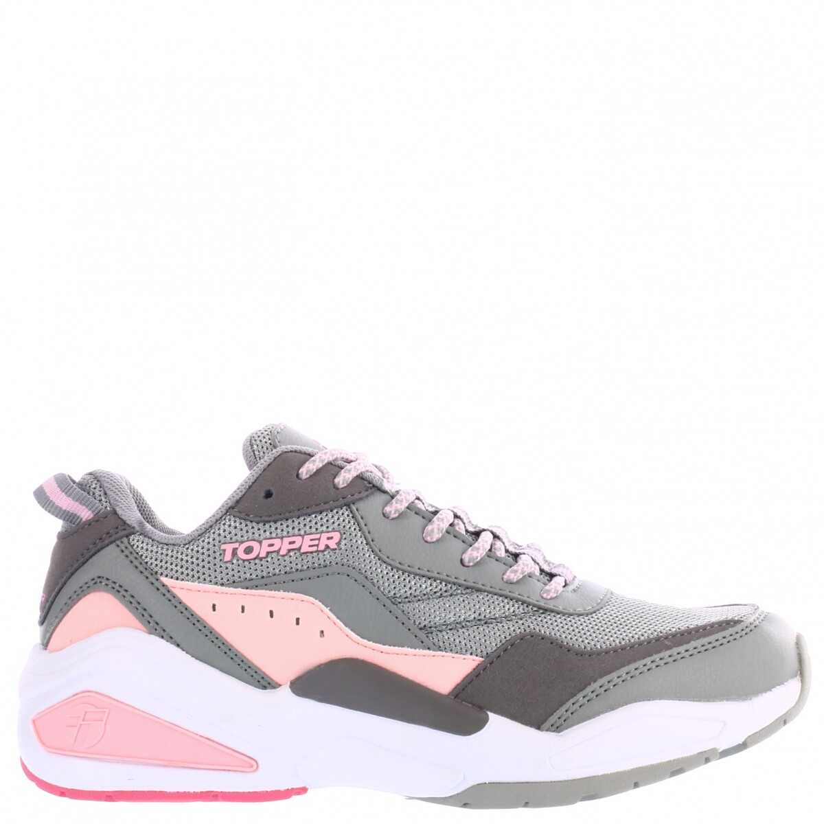 Championes de Mujer Topper Circus Wns - Gris - Rosa 
