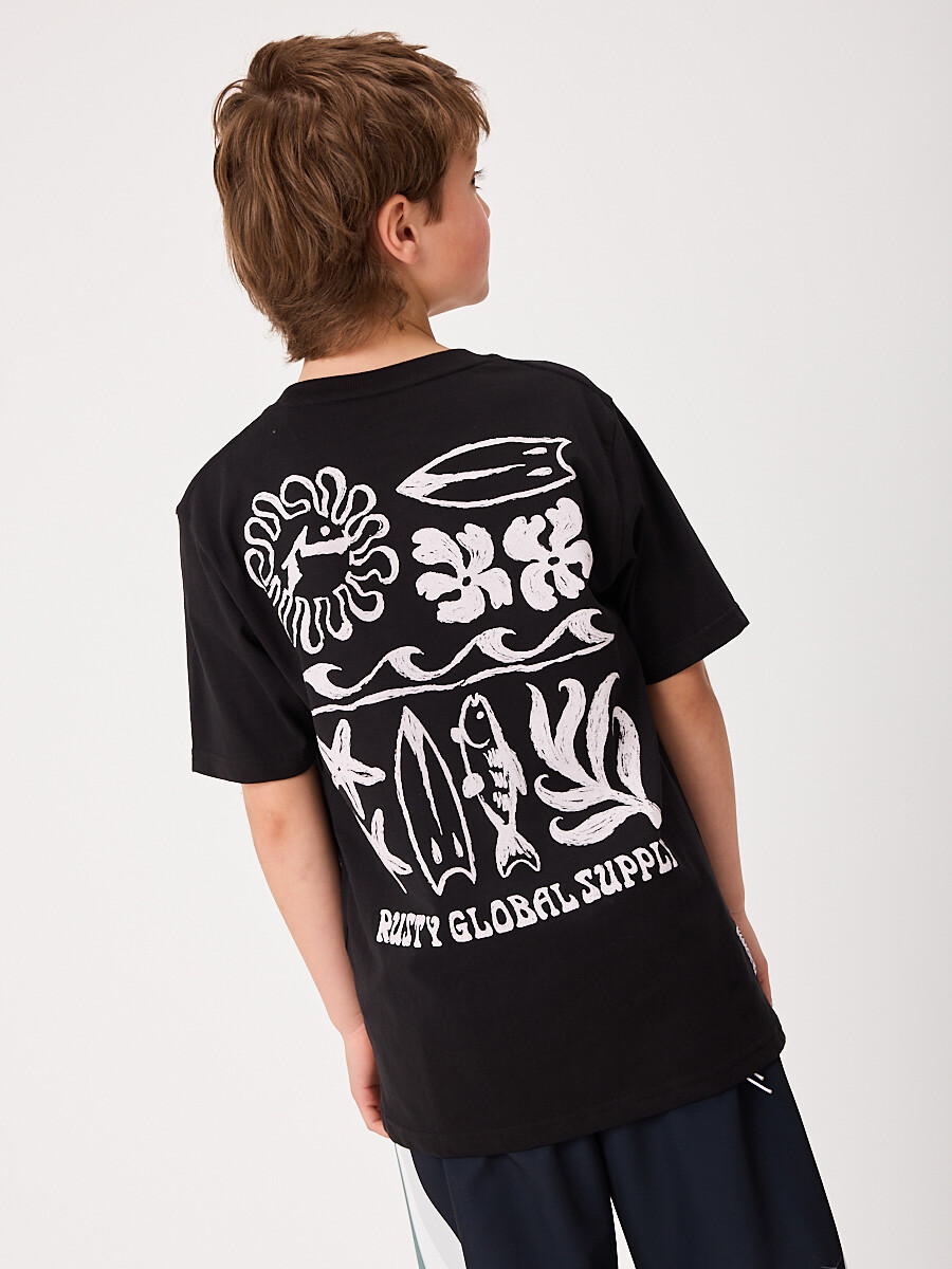 T-SHIRT RAMONA TEEN RUSTY - Negro 