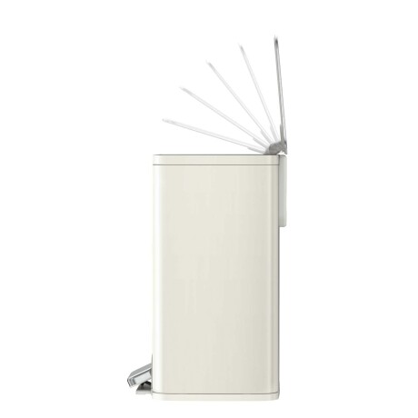 PAPELERA ACERO-INOXIDABLE BLANCO EK9161MMT
