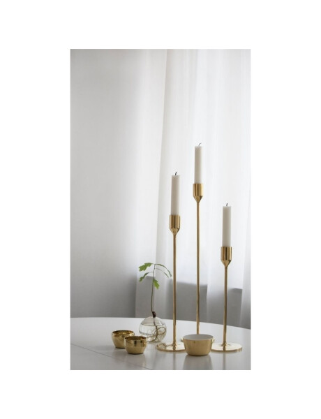 SET 3 CANDELABRO 8x23/28/33CM CON PUNTA DORADA SET 3 CANDELABRO 8x23/28/33CM CON PUNTA DORADA