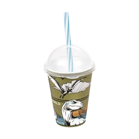 Vaso Plástico Milk Shake Jurassic World 280 ml U