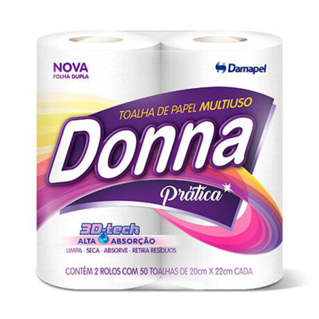 Toalla de Cocina DONNA 2 Rollos de 50 Paños Toalla de Cocina DONNA 2 Rollos de 50 Paños