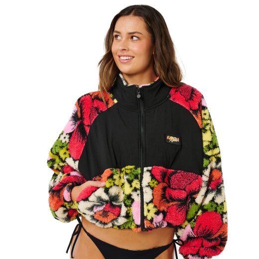 Campera Rip Curl Blooming Polar Fleece - Multicolor Campera Rip Curl Blooming Polar Fleece - Multicolor