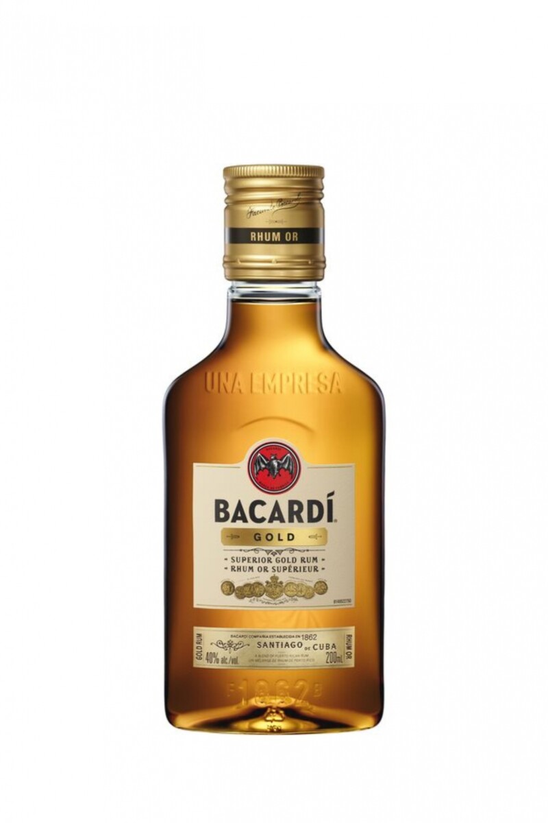 Ron BACARDI Carta Oro 200ml. Ron BACARDI Carta Oro 200ml.