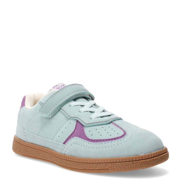 Championes de Mujer MINI Miss Carol MASTRO con velcro y cordones Azul Claro