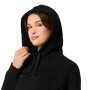 Polera Training Asics Logo Fleece Pullover Hoodie Mujer Performance Black