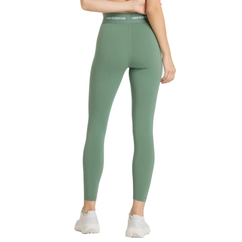 Pantalon New Balance Nb Sleek High Rise Sport 25" - Verde Pantalon New Balance Nb Sleek High Rise Sport 25" - Verde