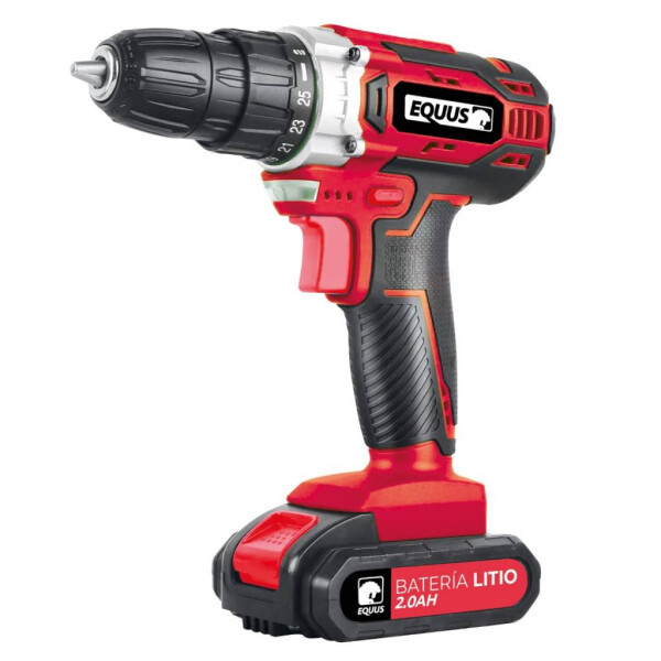 TALADRO ATORNILLADOR DE IMPACTO 21V EQUUS + 2 BATERÍAS 1.5 AH + CARGADOR TALADRO ATORNILLADOR DE IMPACTO 21V EQUUS + 2 BATERÍAS 1.5 AH + CARGADOR