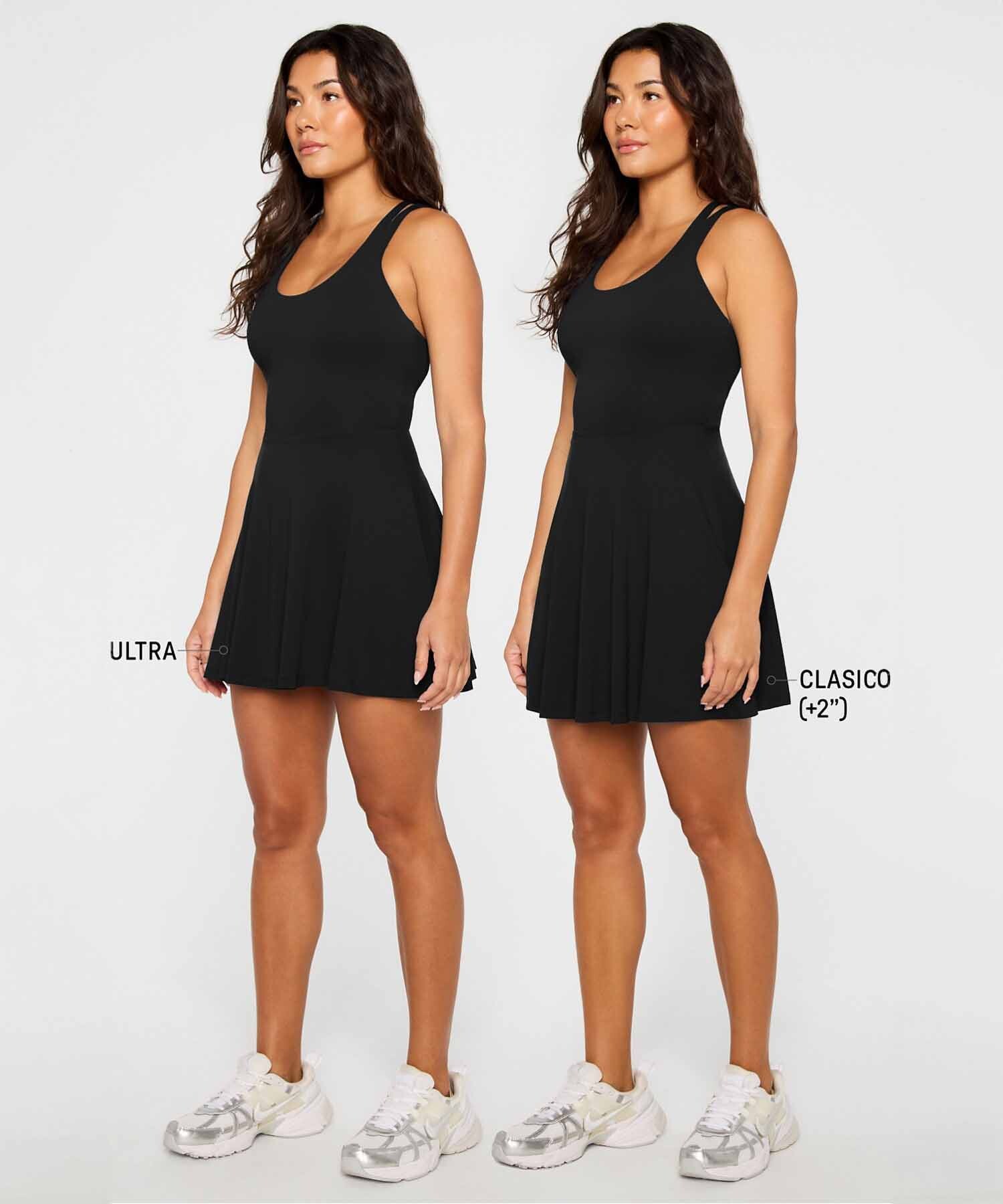 Vestido Boost Performance Dress Classic Mini Mujer Black