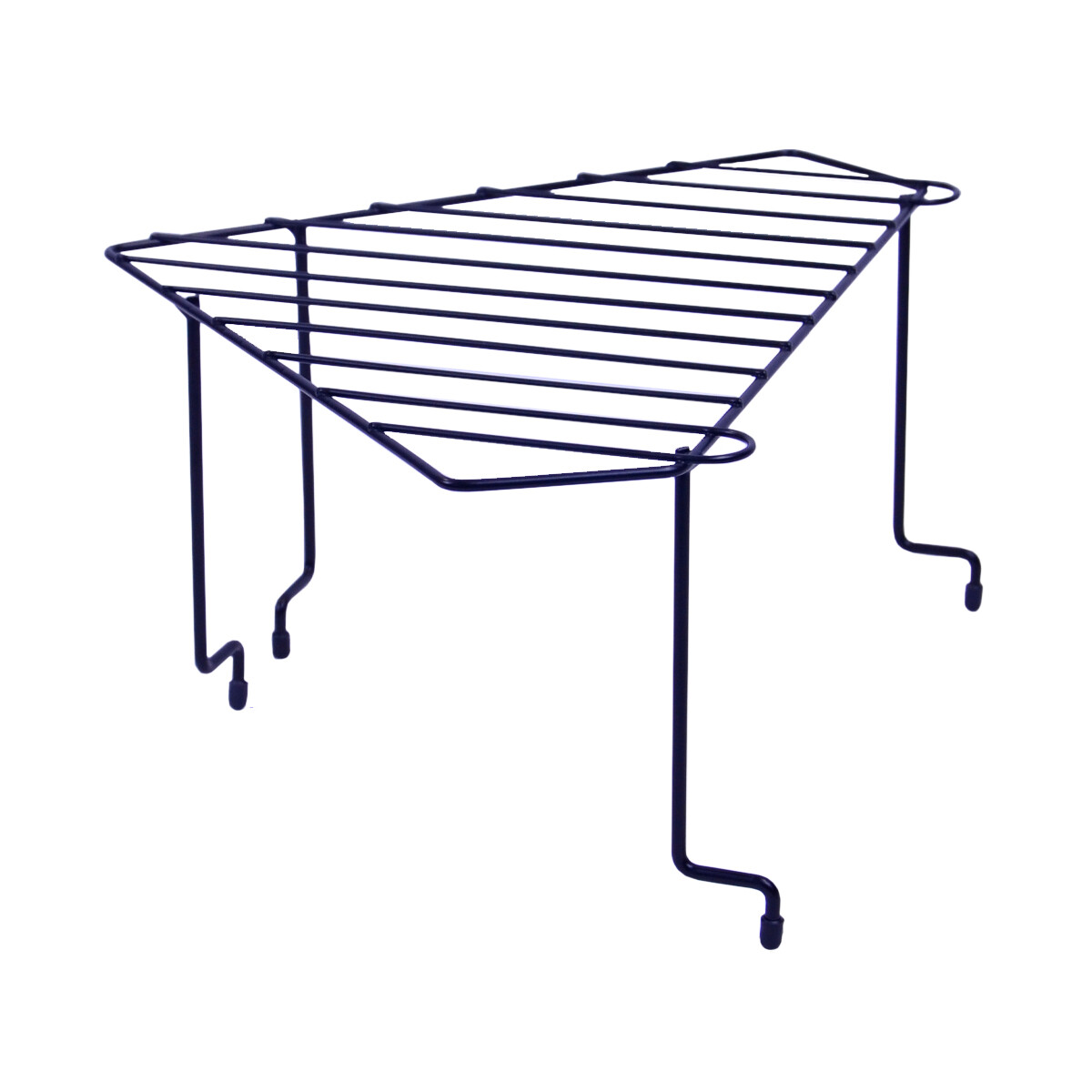 organizador esquinero para platos - NEGRO 