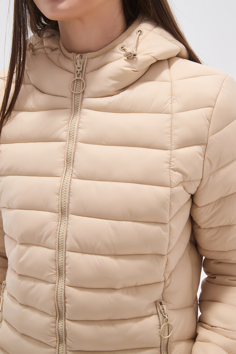 Campera Talicada Beige Claro