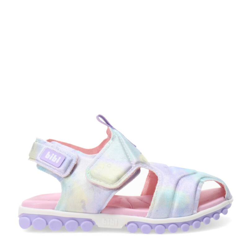 Sandalias Infantiles Bibi Roller Sport Sand Lila - Estampado