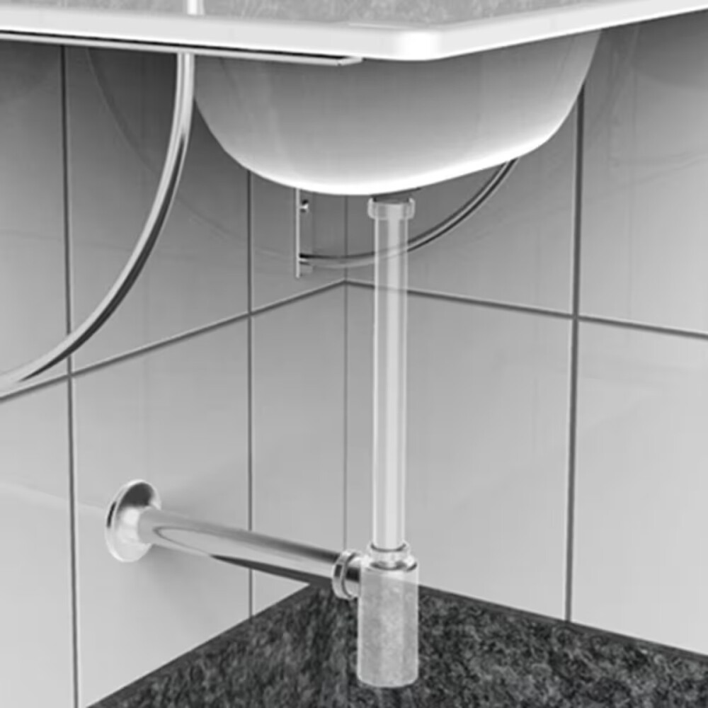 Prolongación trasera de sifón botella 38mm x 300mm Prolongación Trasera De Sifón Botella 38mm X 300mm