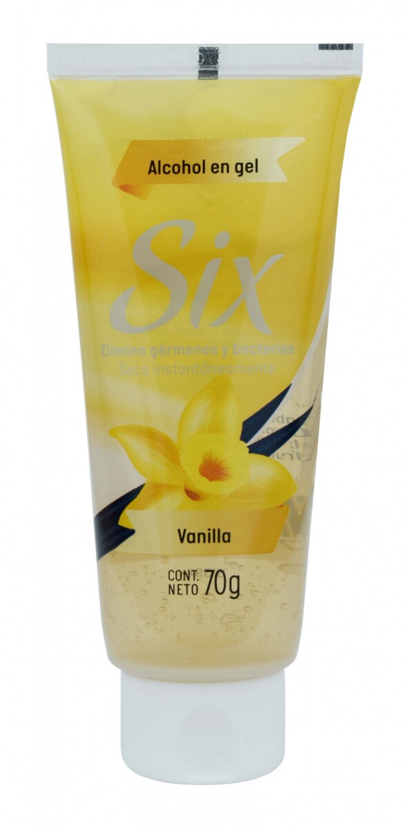 ALCOHOL EN GEL SIX 90 G VAINILLA 