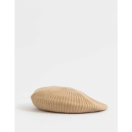 Boina Tejida Marron Camel