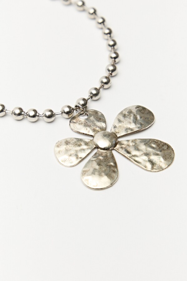 COLLAR MONTICA Plateado