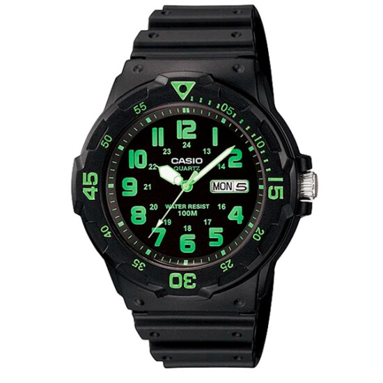 Reloj CASIO MRW200H-3BVDF Resina Negro Esfera 44mm 0
