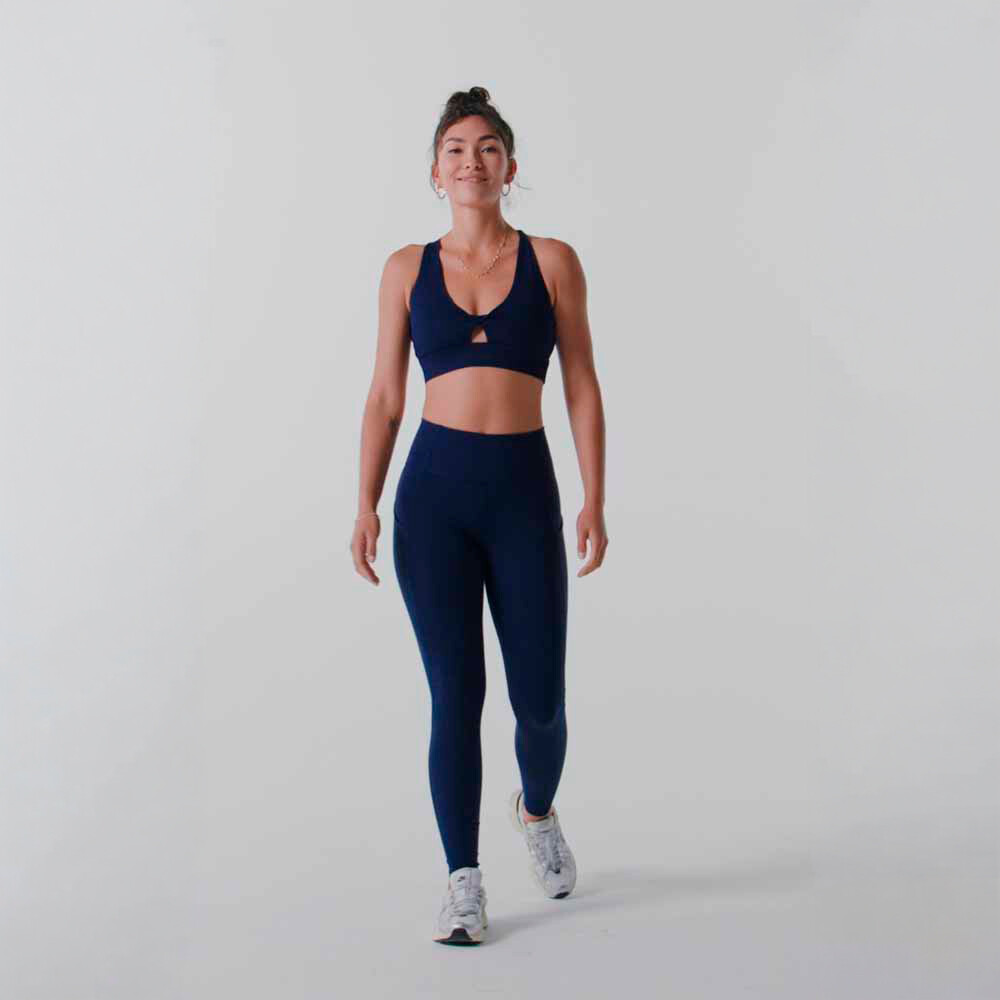 Top Oasis Twist Sports Bra Mujer Oxblood