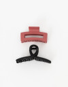 Broches Sets Acrilico Set De Broches Matte - Combinacion Bicolor