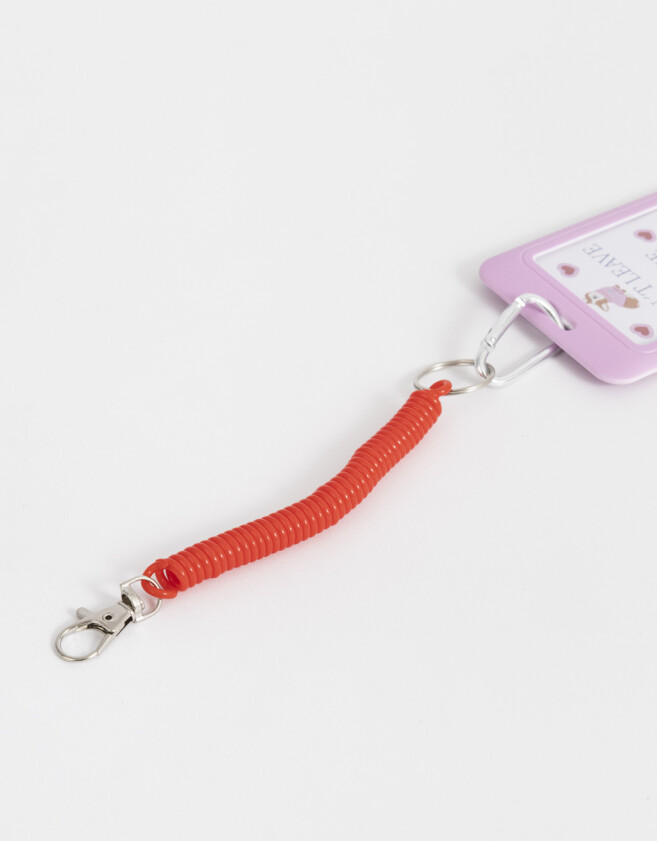 Llavero Llavero Y Charm Portarjeta "k Pop" - Rosa Claro