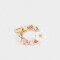 Anillos Chicos Bouquet Anillos Chicos Con Flores - Dorado