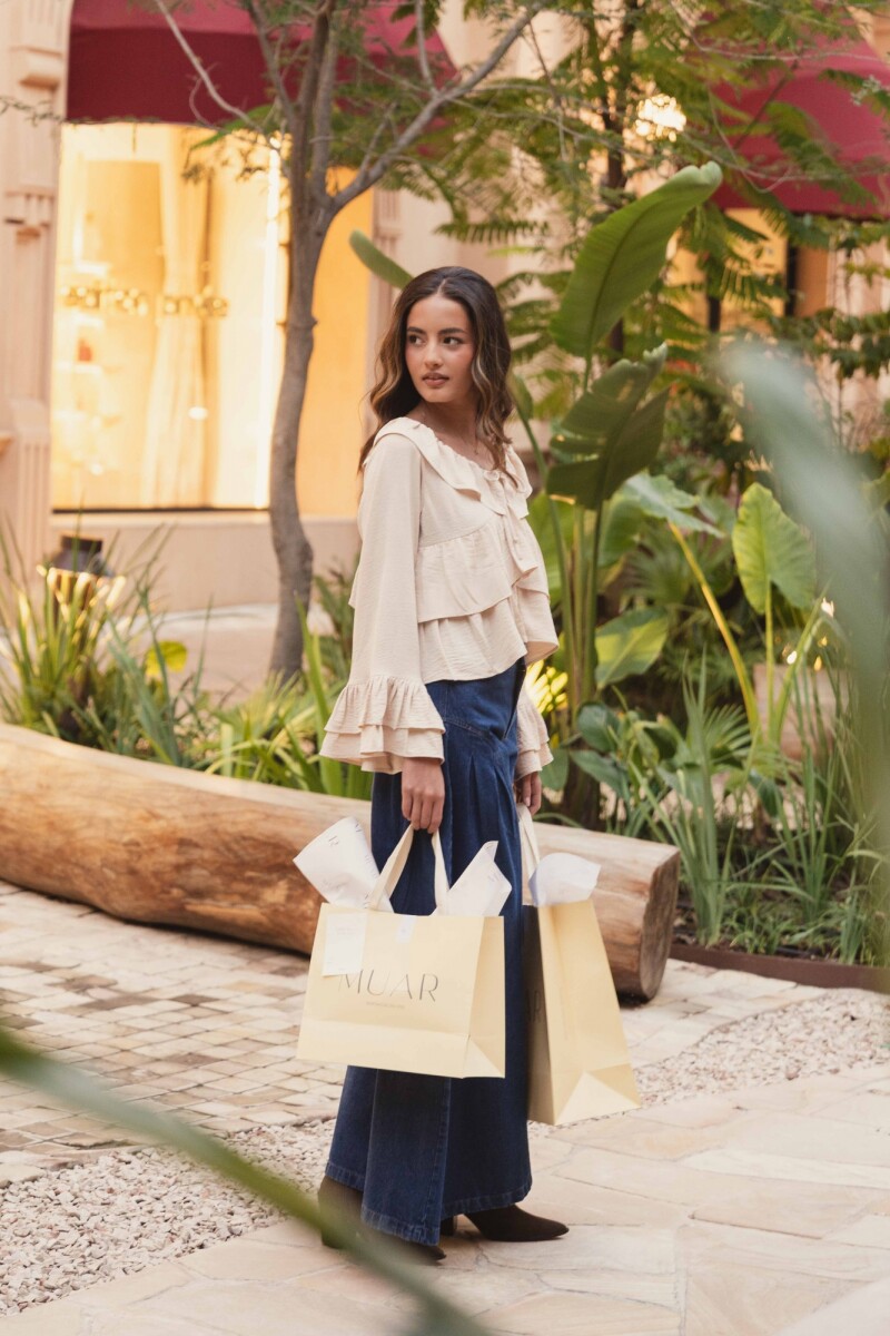 BLUSA ADELAIDE BEIGE BLUSA ADELAIDE BEIGE