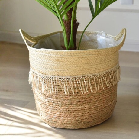 Canasto Seagrass 20 cm Beige