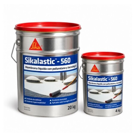 SIKALASTIC 560 MEMBRANA LIQUIDA 20 + 4 KG - BLANCO SIKALASTIC 560 MEMBRANA LIQUIDA 20 + 4 KG - BLANCO