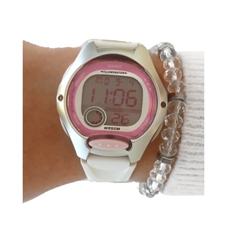 Reloj digital multifunción Casio Mujer Salmón
