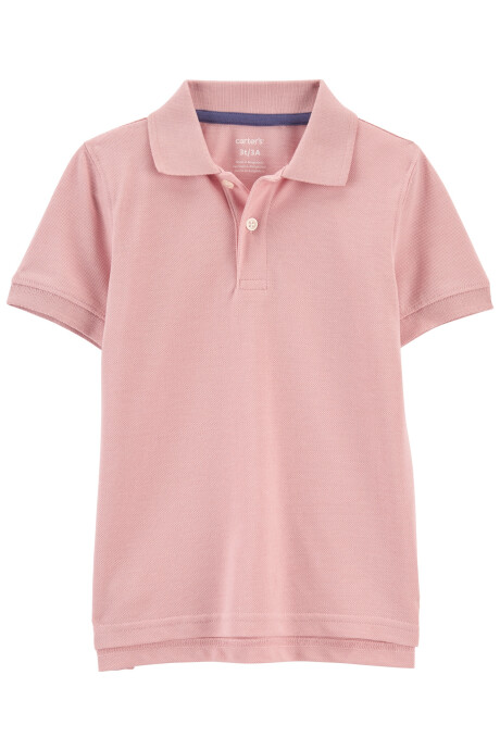 Remera polo de algodón, manga corta. Talles 12-24M Remera polo de algodón, manga corta. Talles 12-24M