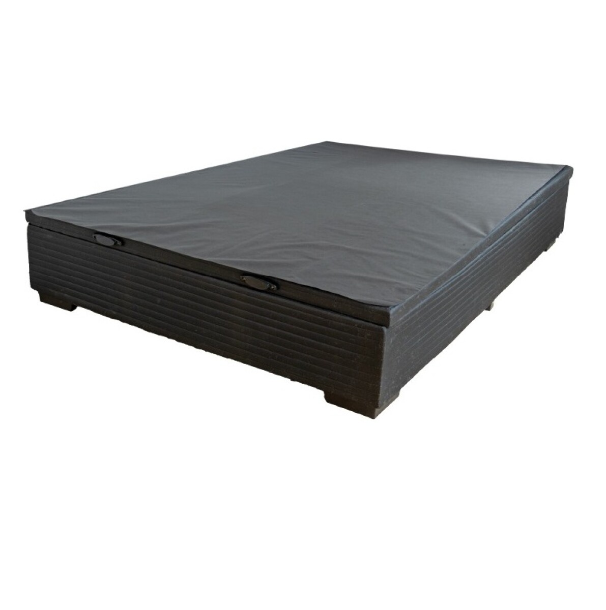 Box Baúl Negro Para Colchón De 2 Plazas 1.38 X 1.88m 